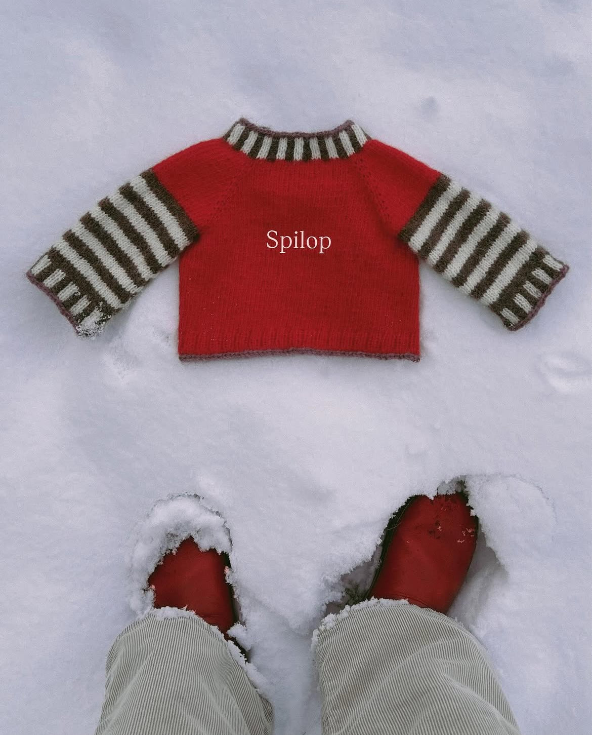 Spilop Jumper til børn - Dansk Strikkeopskrift (PDF download)