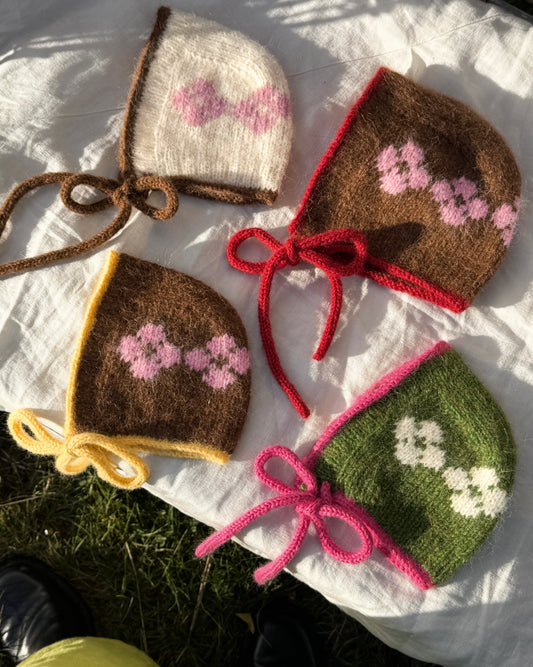 Fiori Bonnet - Strikkeopskrift (PDF download)
