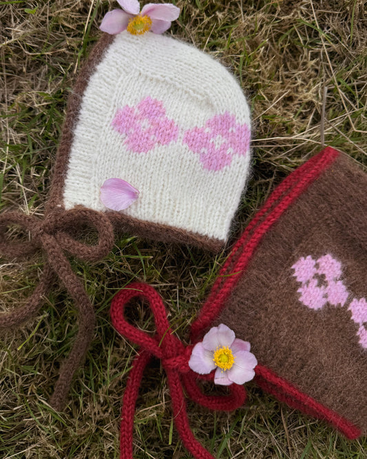 Fiori Bonnet - Strikkeopskrift (PDF download)