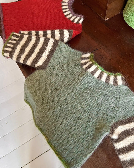 Playful Jumper for Children - Knitting Pattern (PDF download)